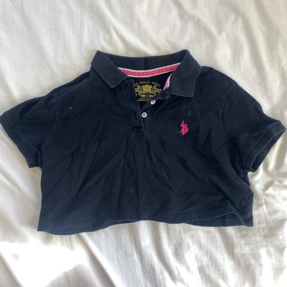 cropped vintage Polo shirt